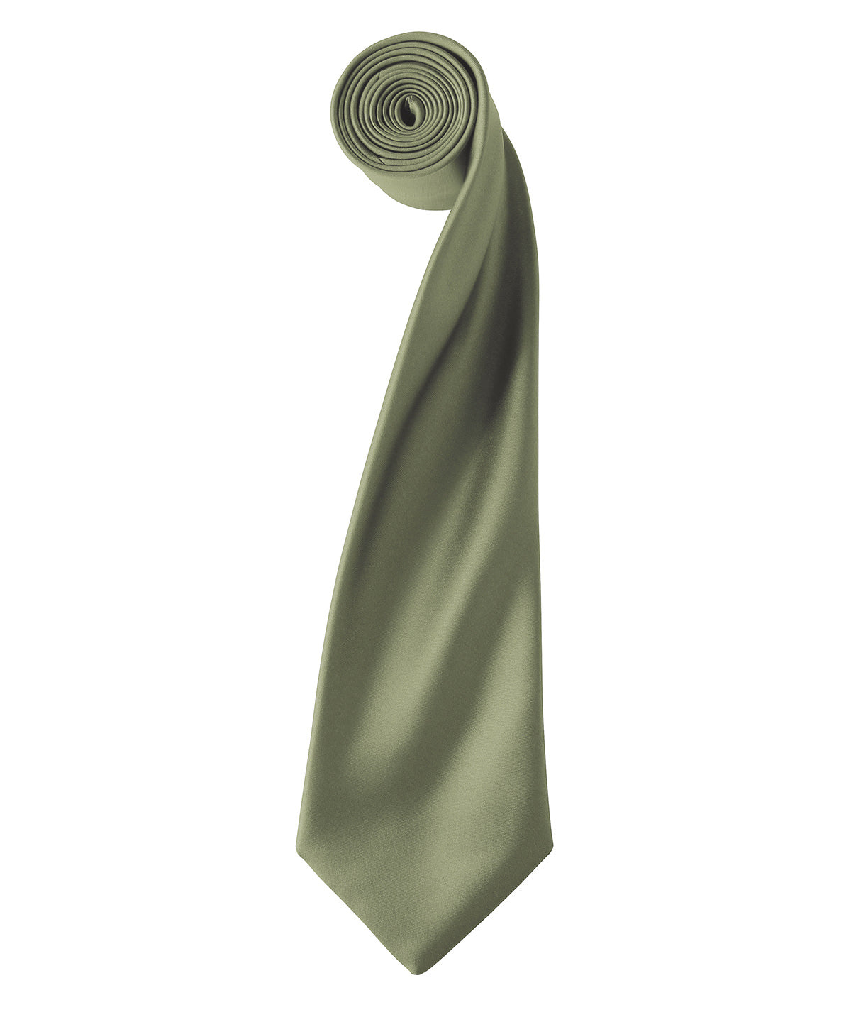 Colours satin tie | olive