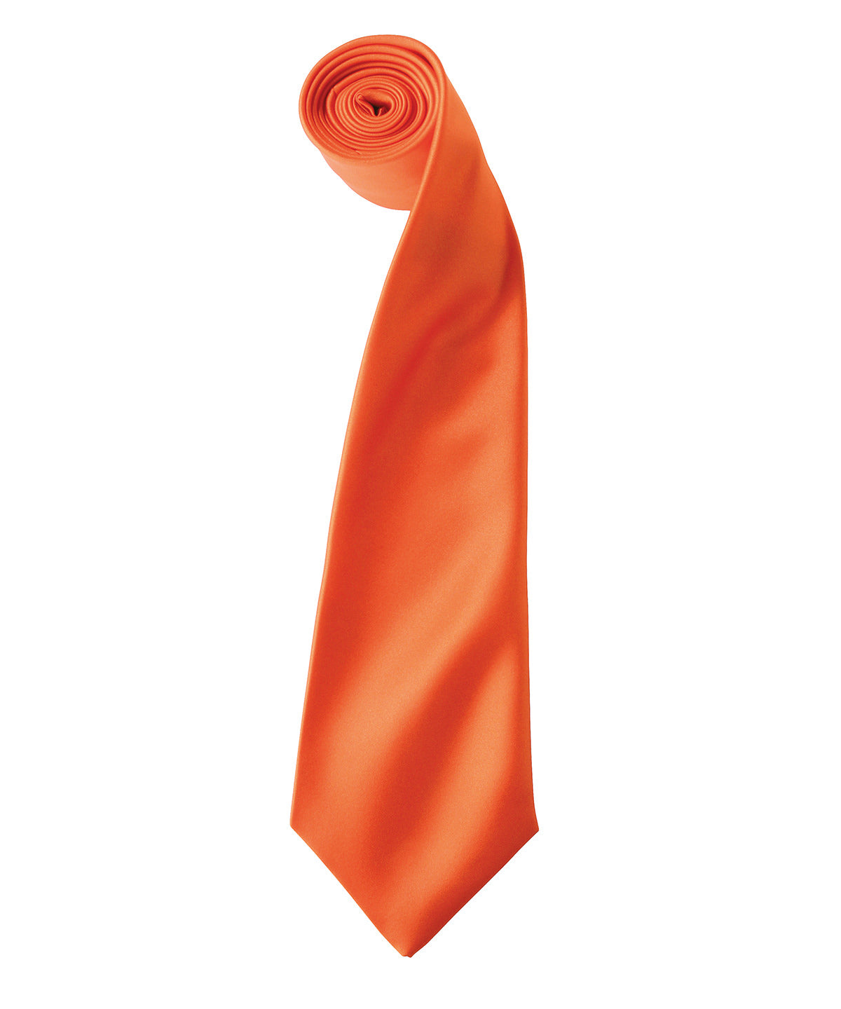Colours satin tie | orange