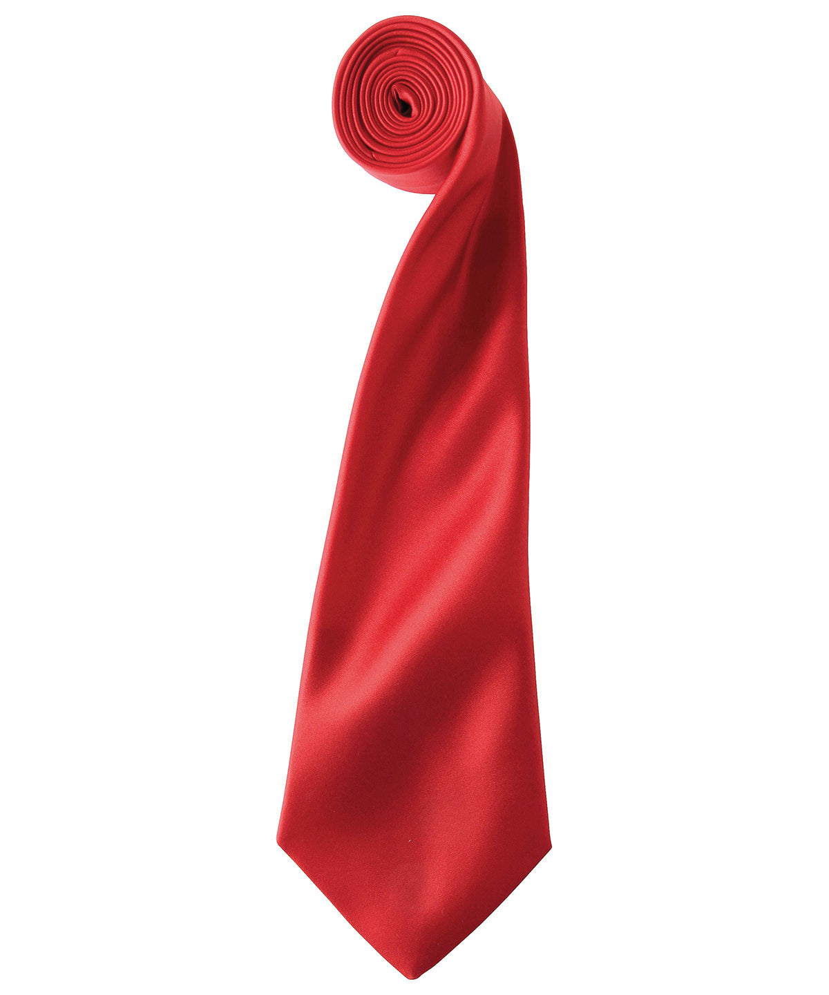 Colours satin tie | red