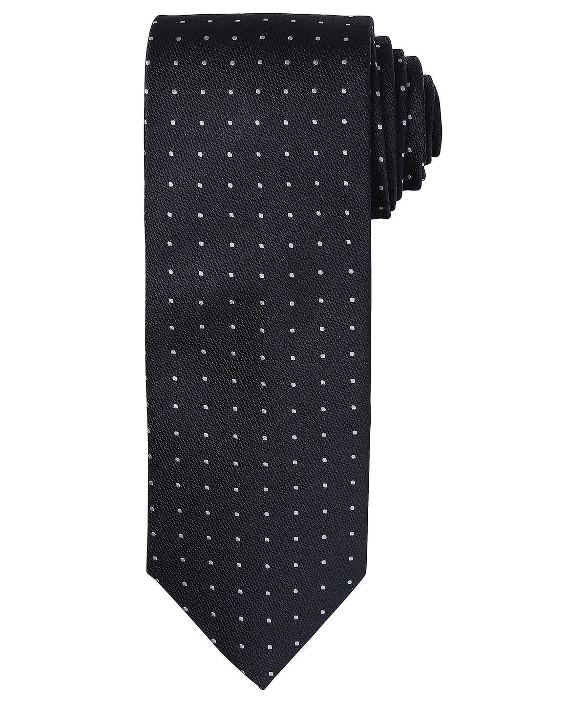 Micro dot tie | Black/Dark Grey