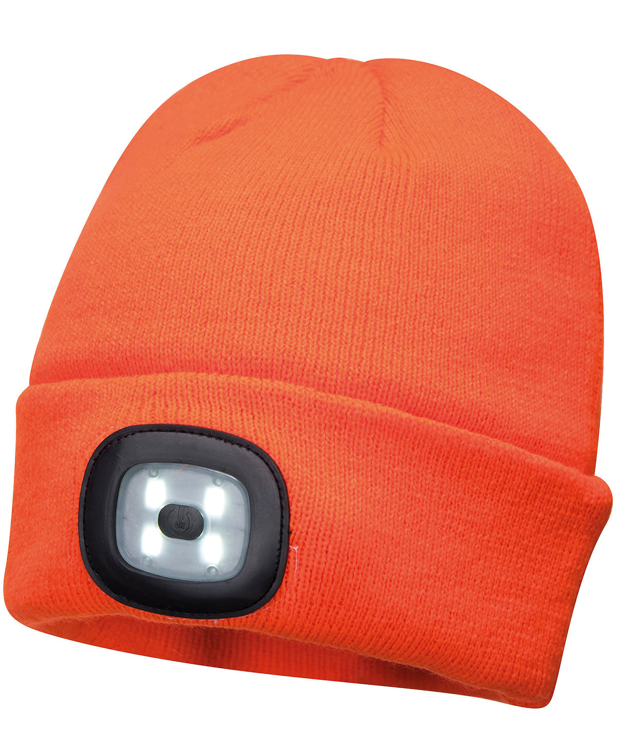 Beanie LED headlight USB rechargeable (B029) | orange