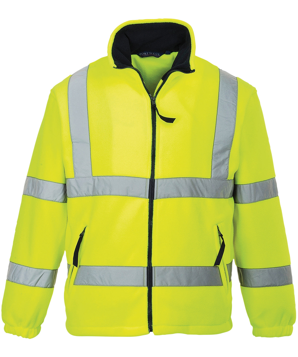 Hi-vis mesh-lined fleece (F300) | yellow