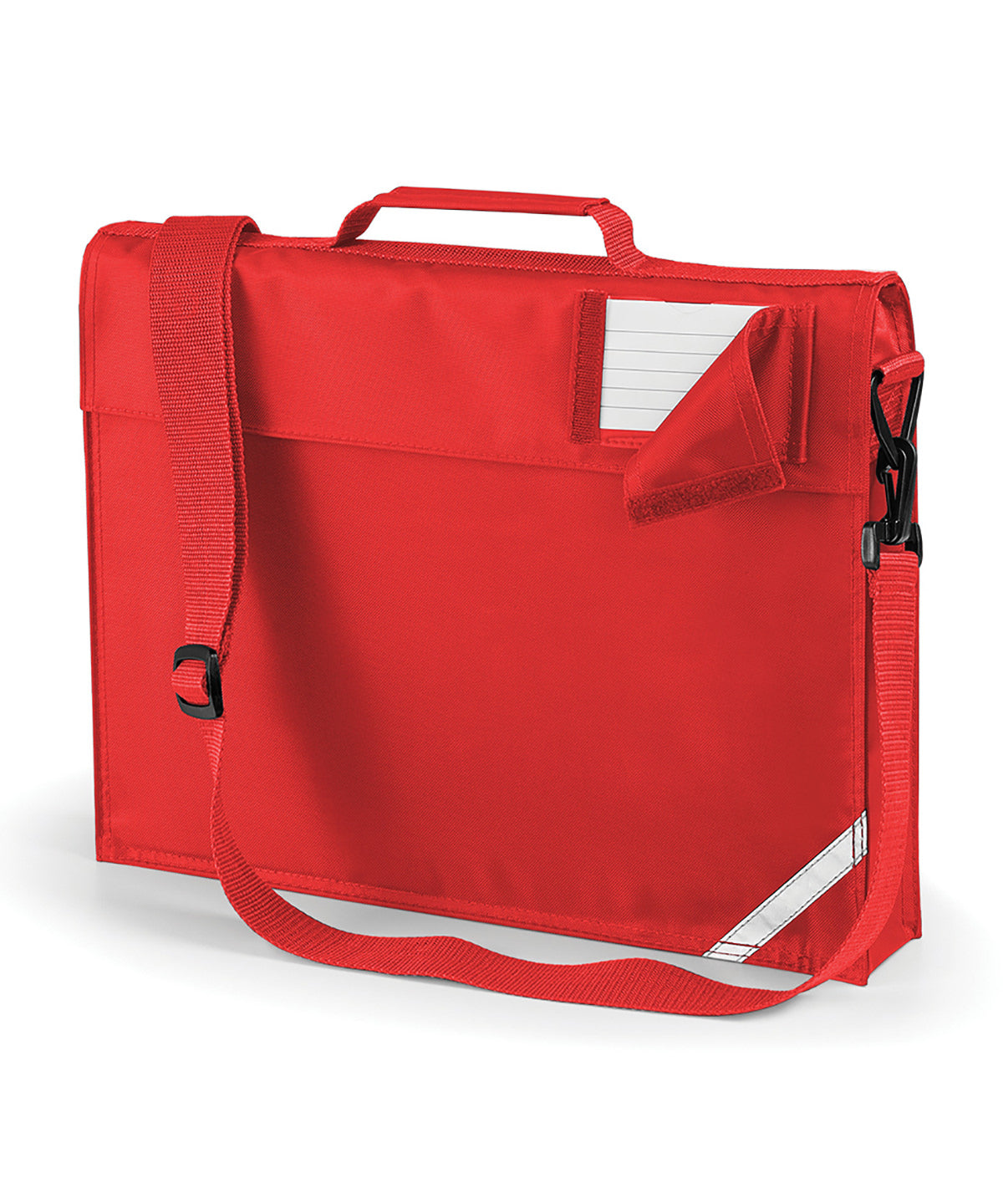 Junior book bag with strap | Bright Red