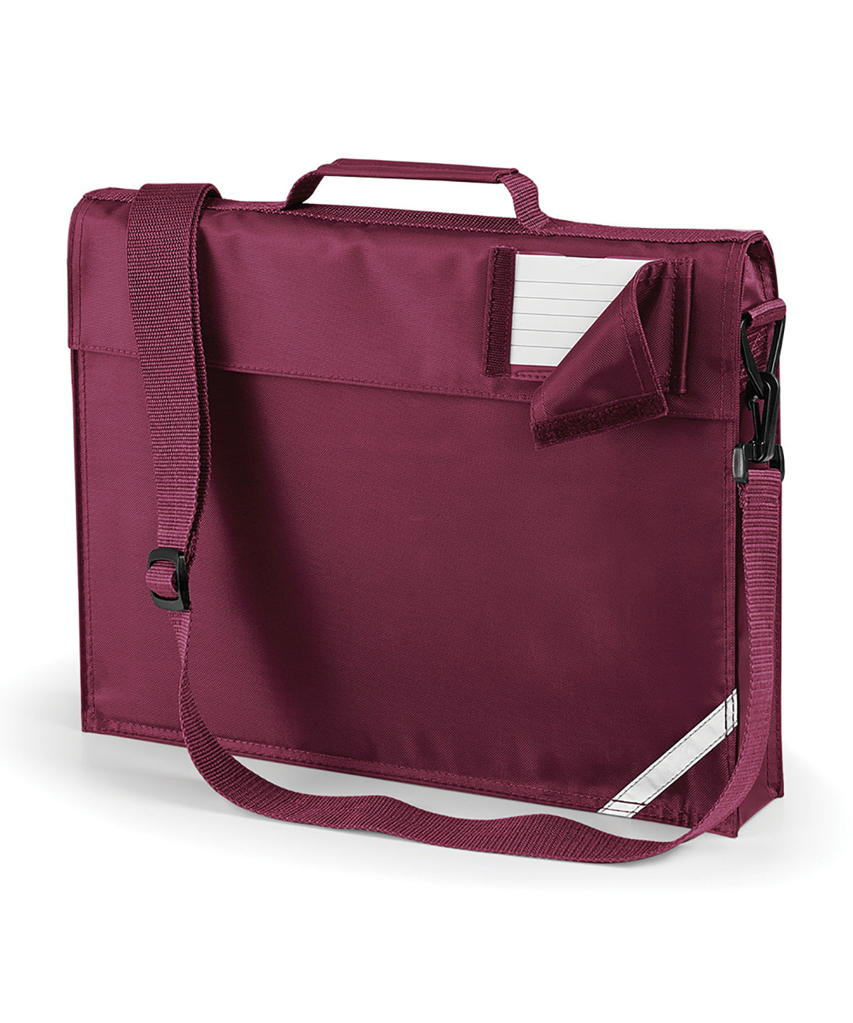 Junior book bag with strap | burgundy
