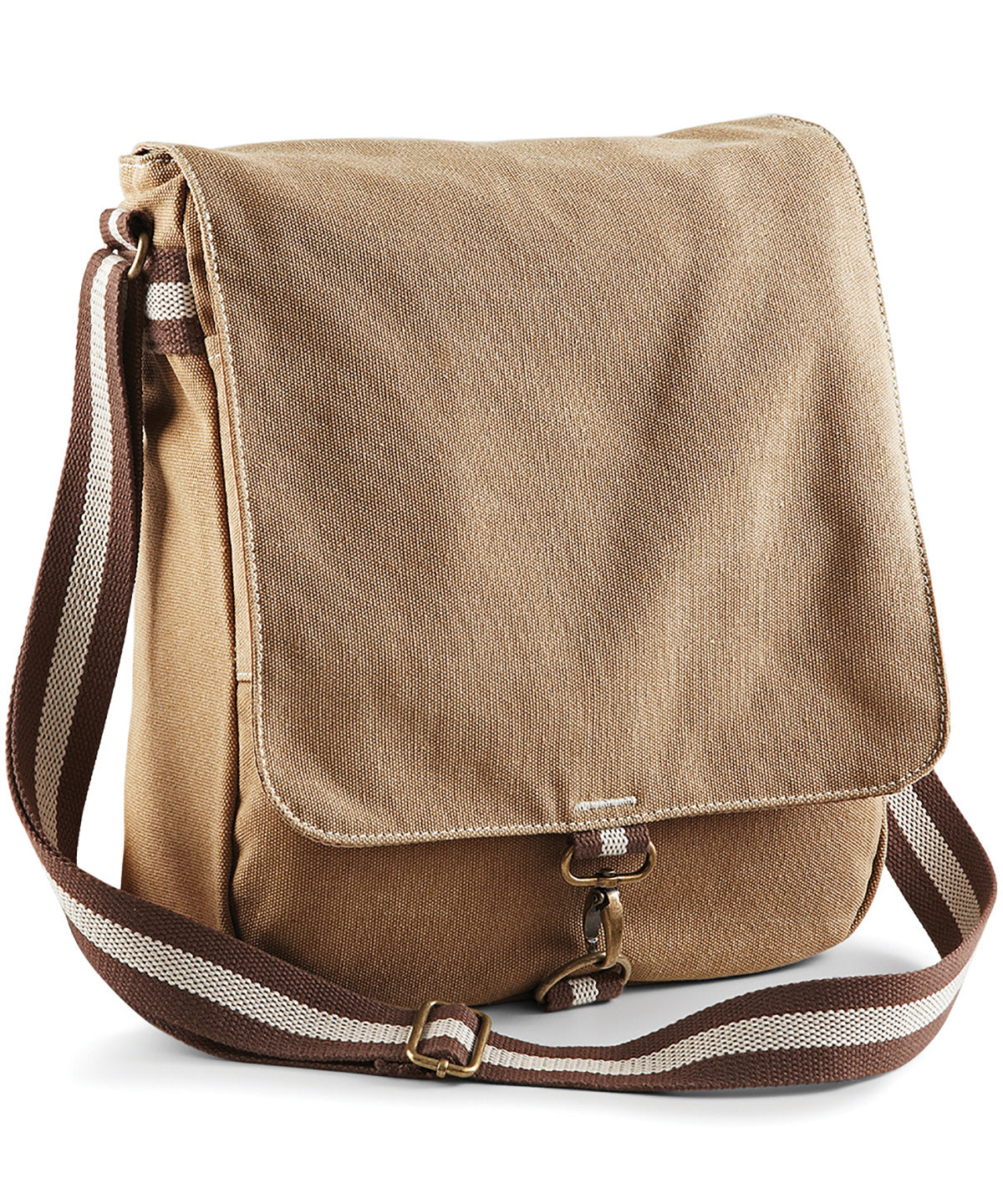 Vintage canvas messenger | Sahara