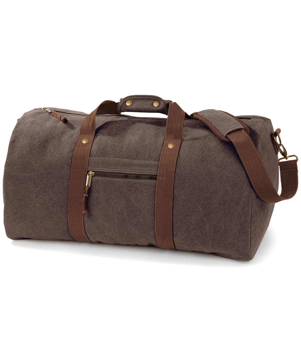 Vintage canvas holdall | vintage brown