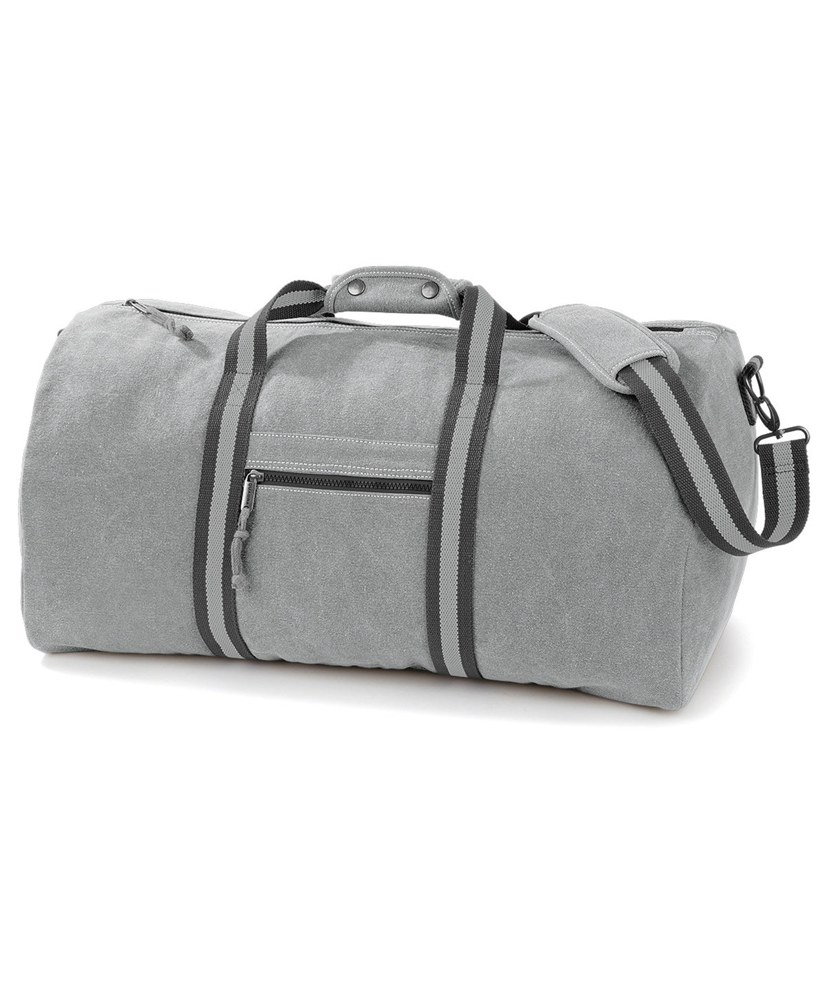 Vintage canvas holdall | vintage light grey