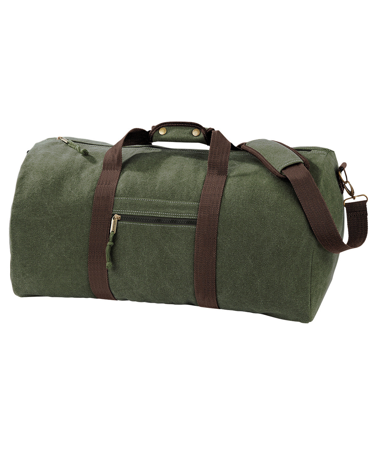 Vintage canvas holdall | vintage military green