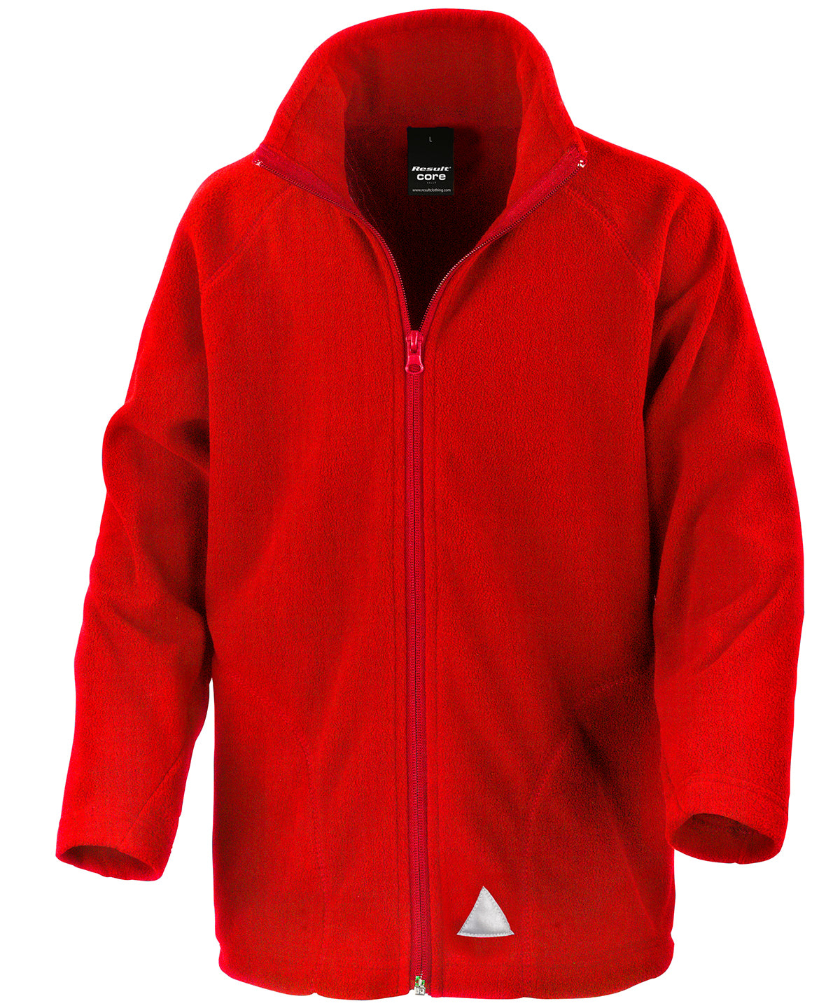 Core junior microfleece jacket | red