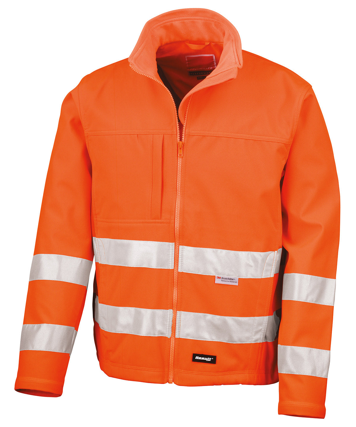 High-viz softshell jacket | fluorescent orange