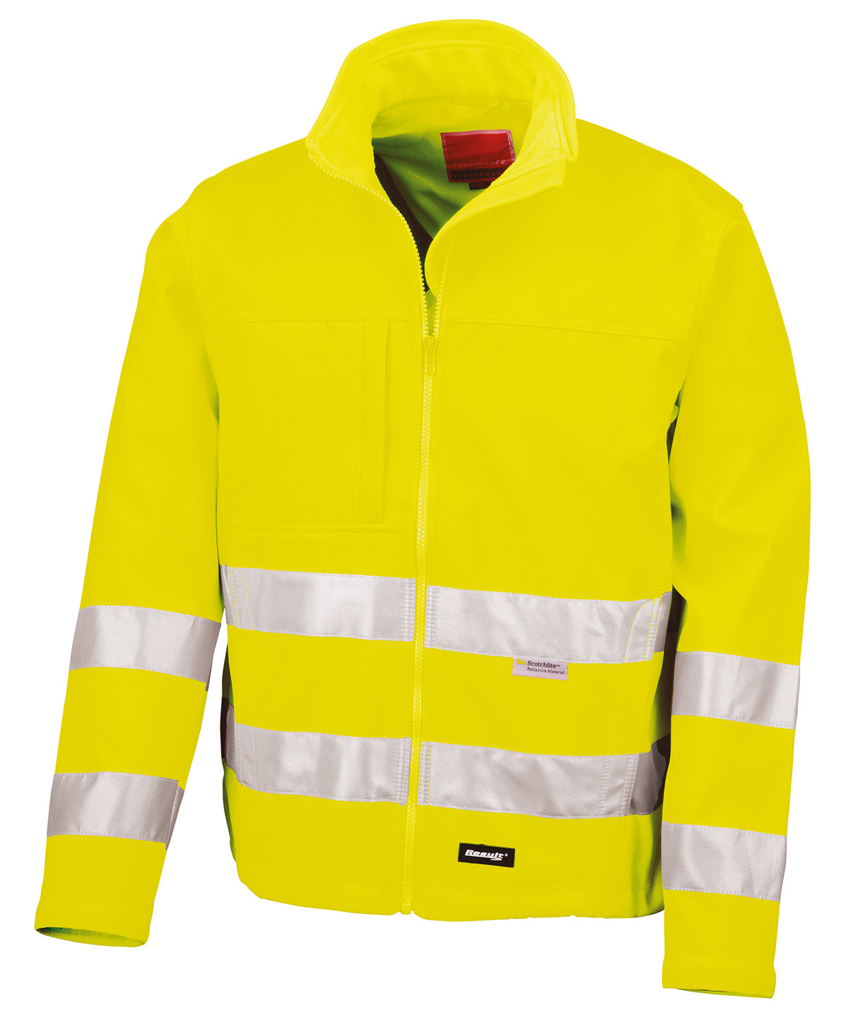 High-viz softshell jacket | fluorescent yellow