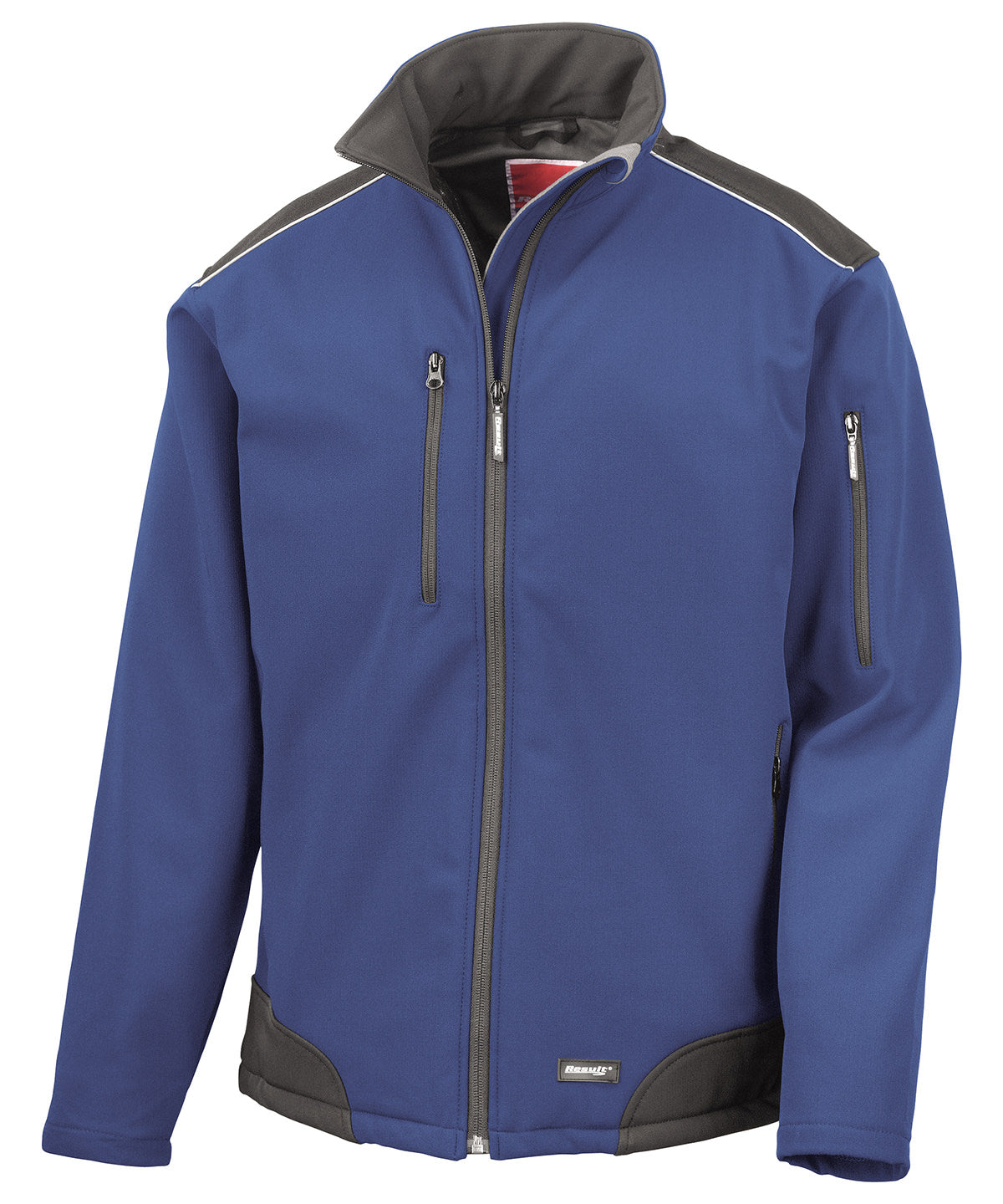 Ripstop softshell workwear jacket | royal/black