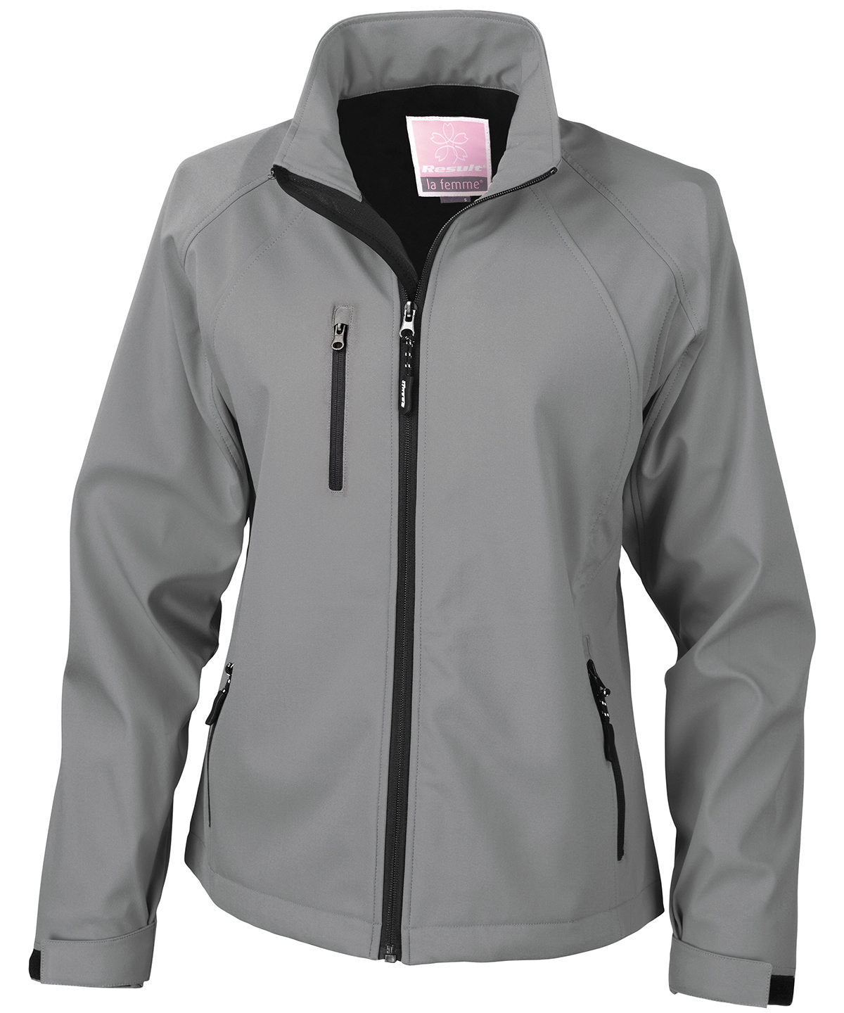 Womens baselayer softshell jacket | silver grey