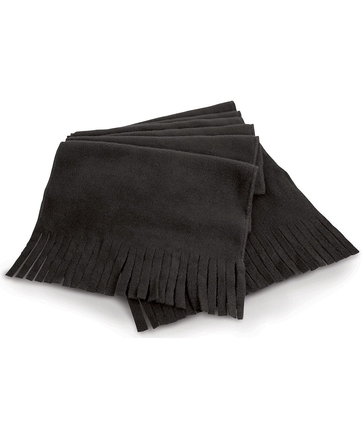 Polartherm tassel scarf | Black