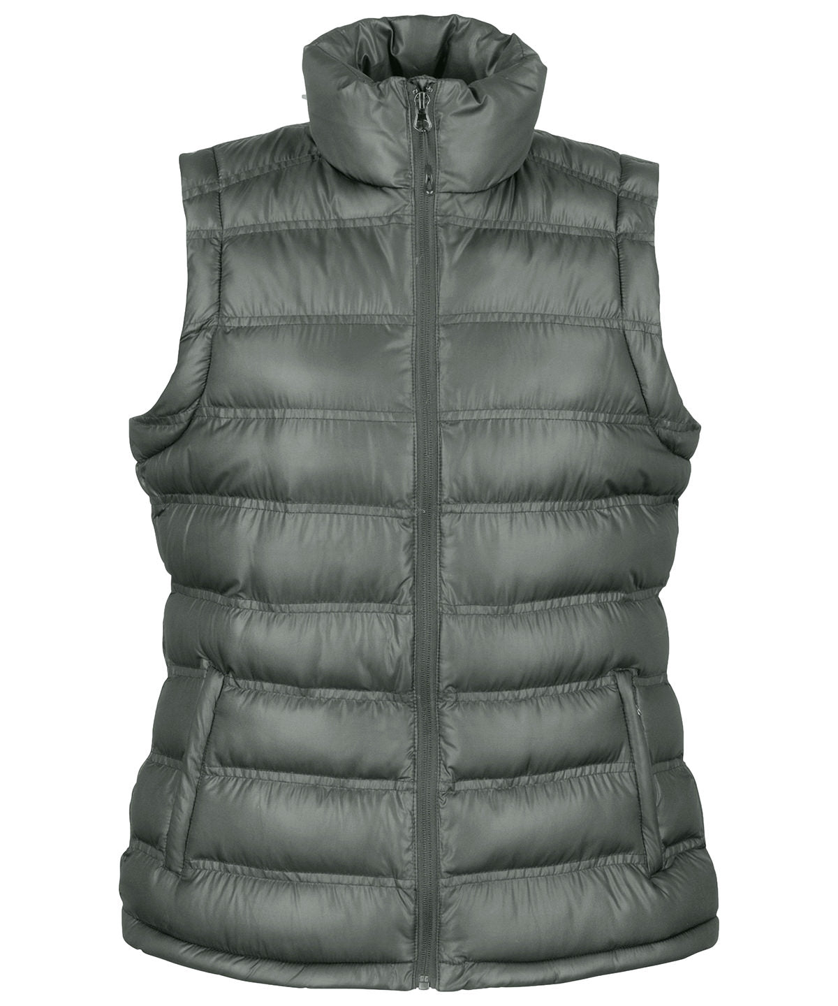 Womens ice bird padded gilet | frost grey
