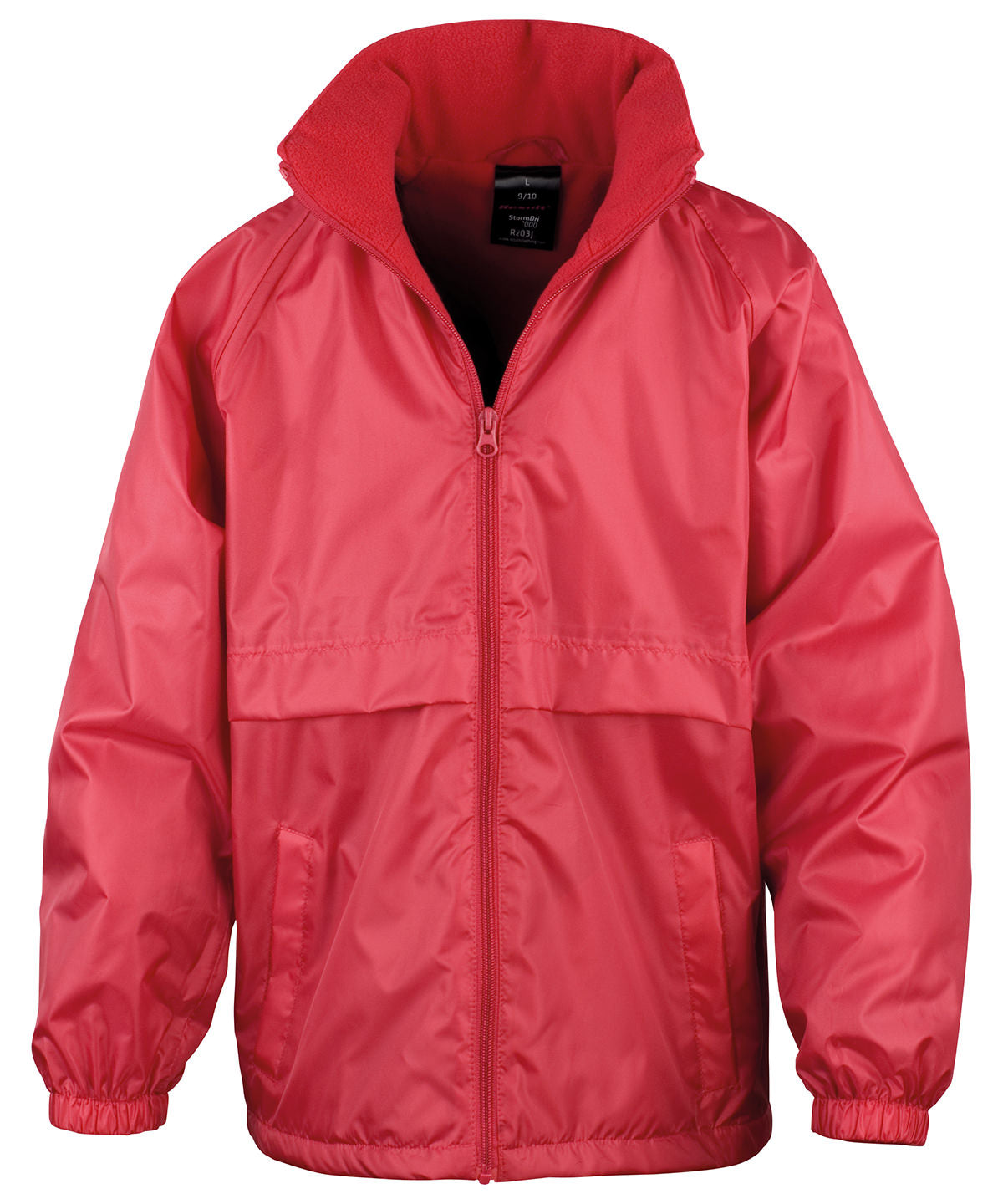 Core junior microfleece lined jacket | red