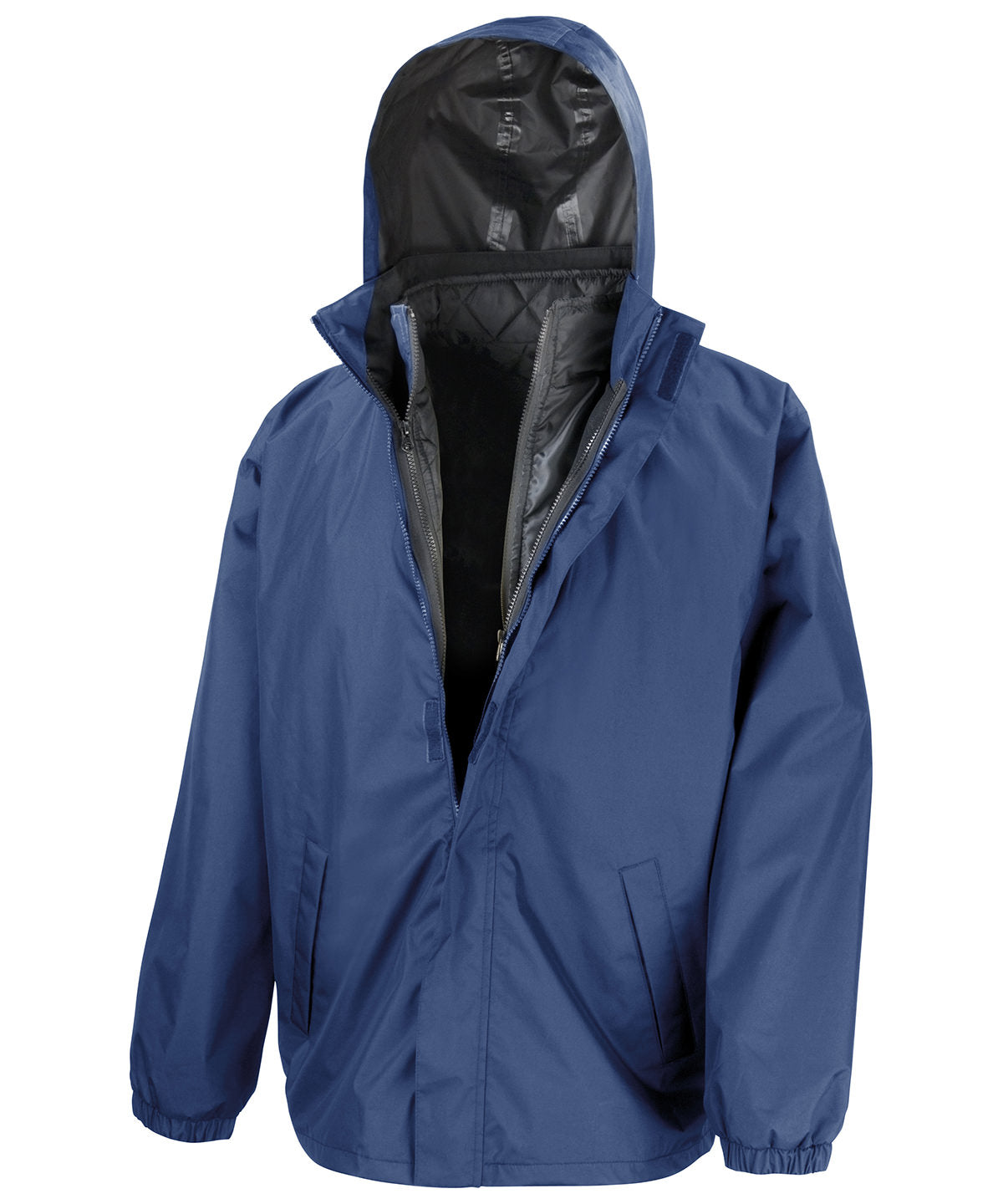 Core 3-in-1 jacket with quilted bodywarmer | navy