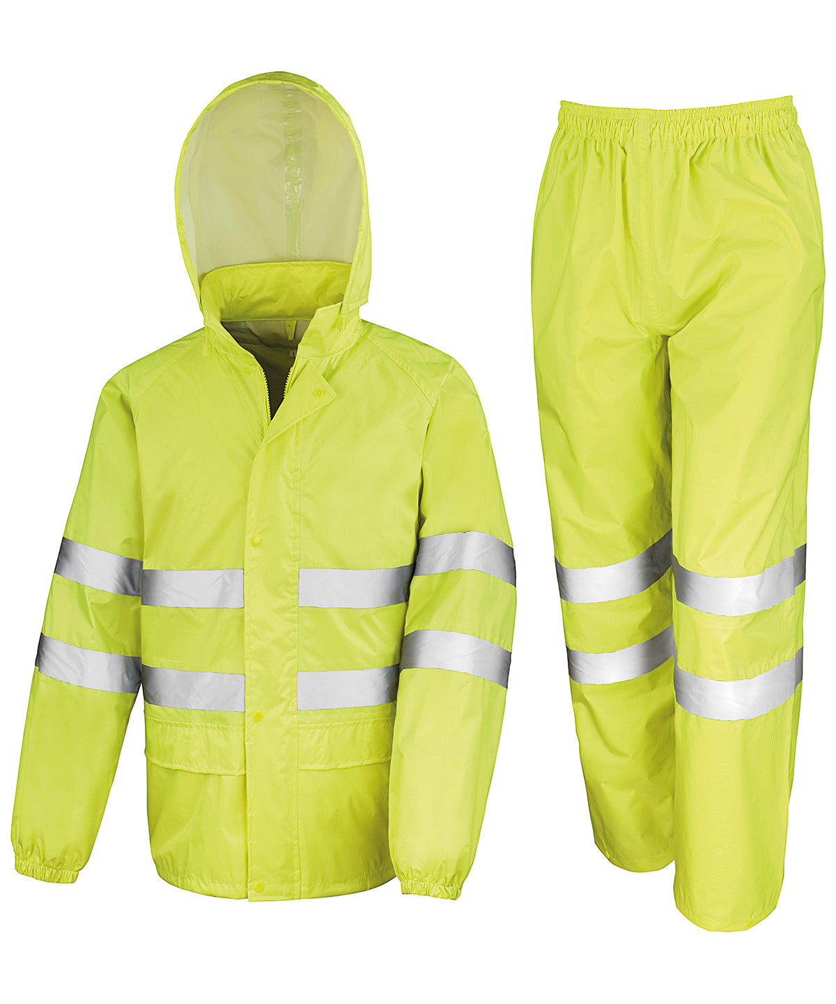 High-viz waterproof suit | Yellow