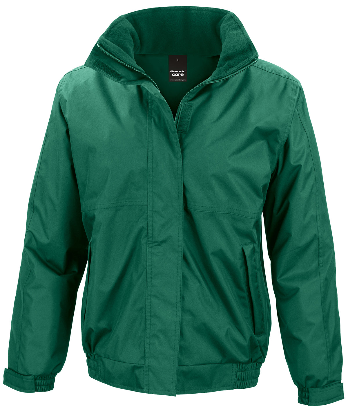 Womens Core channel jacket | bottle green