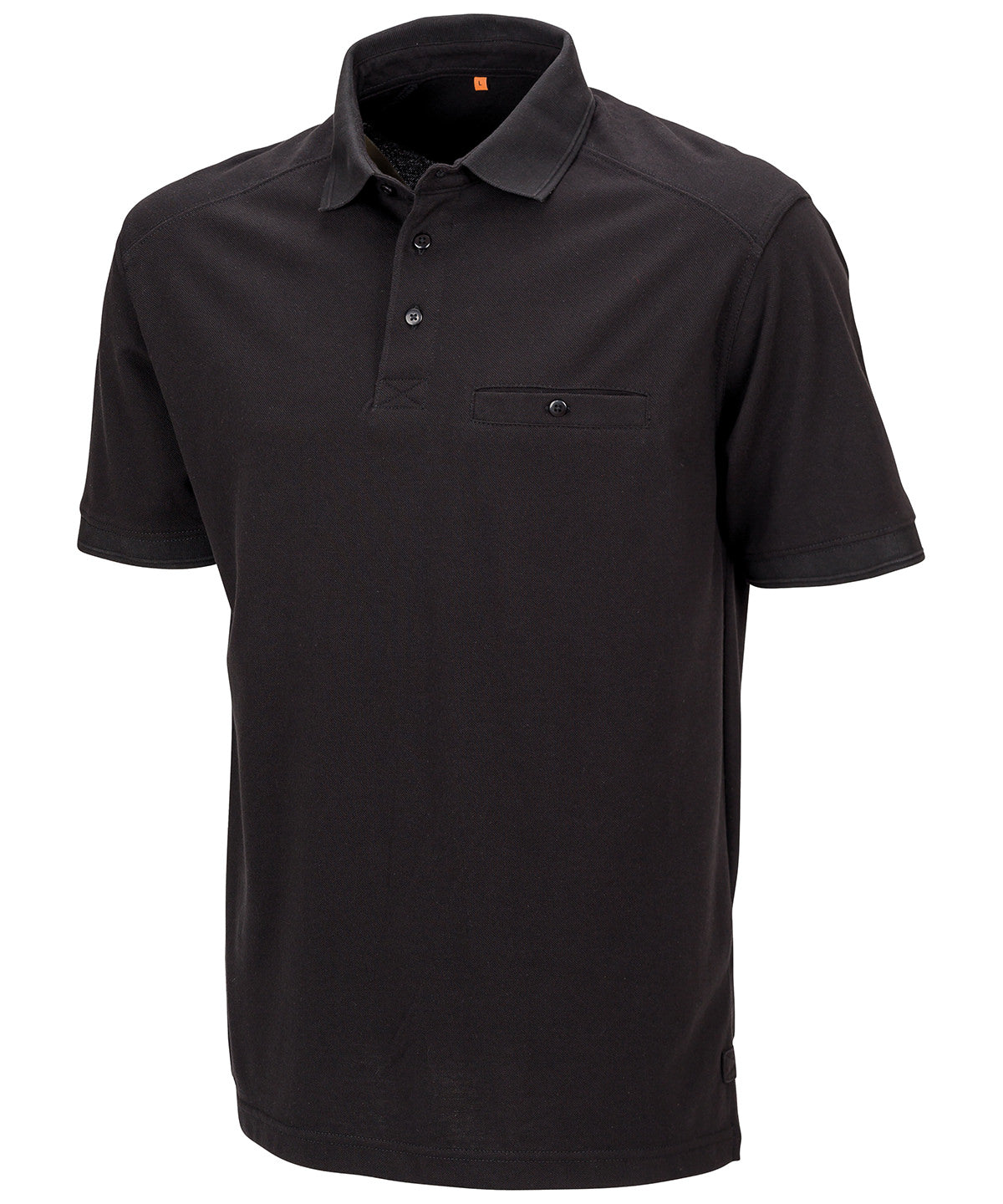 Work-Guard Apex pocket polo shirt | Black