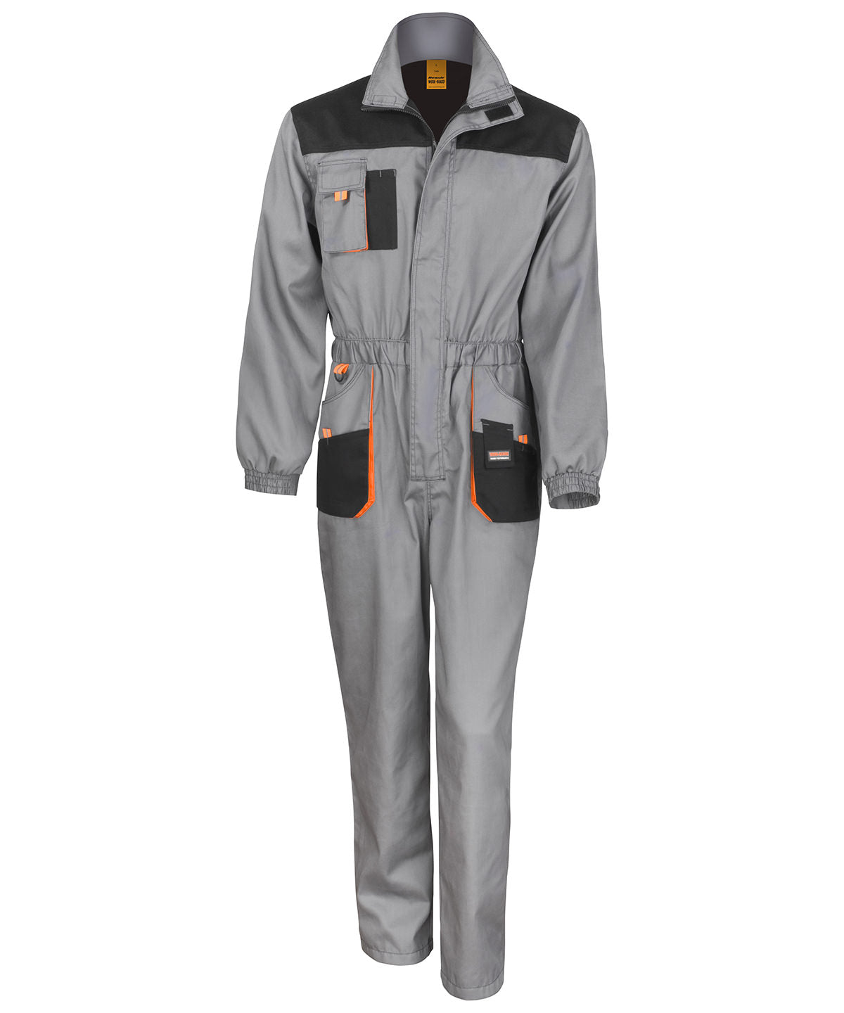 Work-Guard lite coverall | grey/black/orange