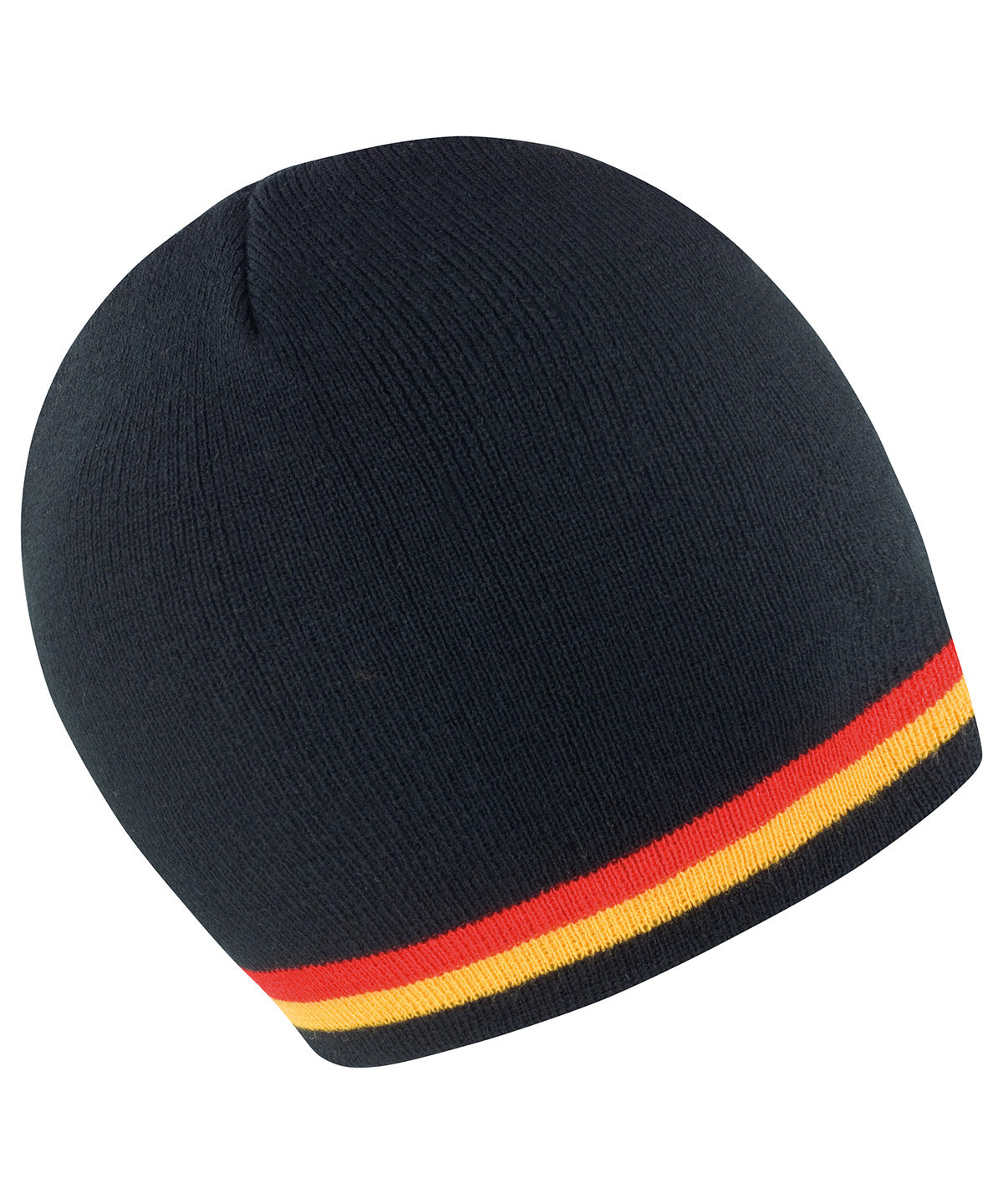 National beanie | black/red/gold