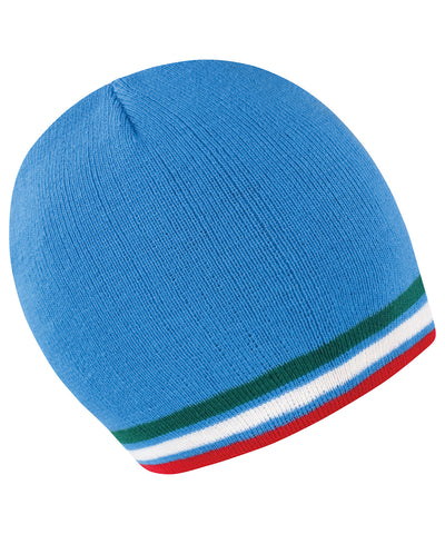 National beanie | blue/green/white/red