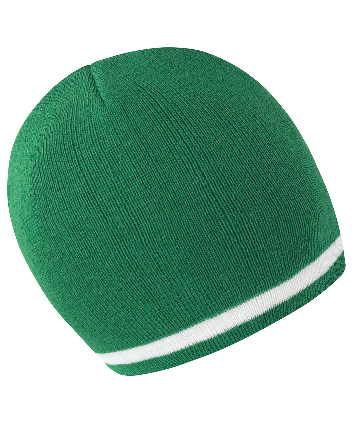 National beanie | emerald/white