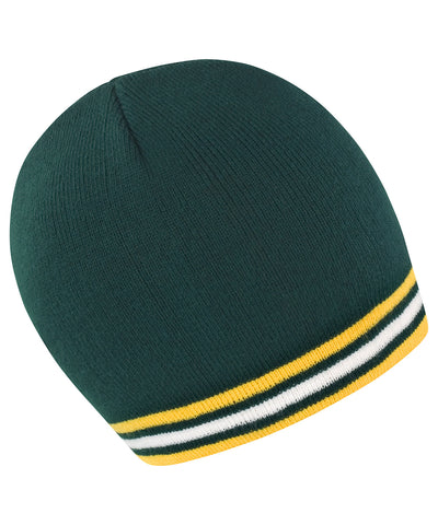 National beanie | green/gold/white