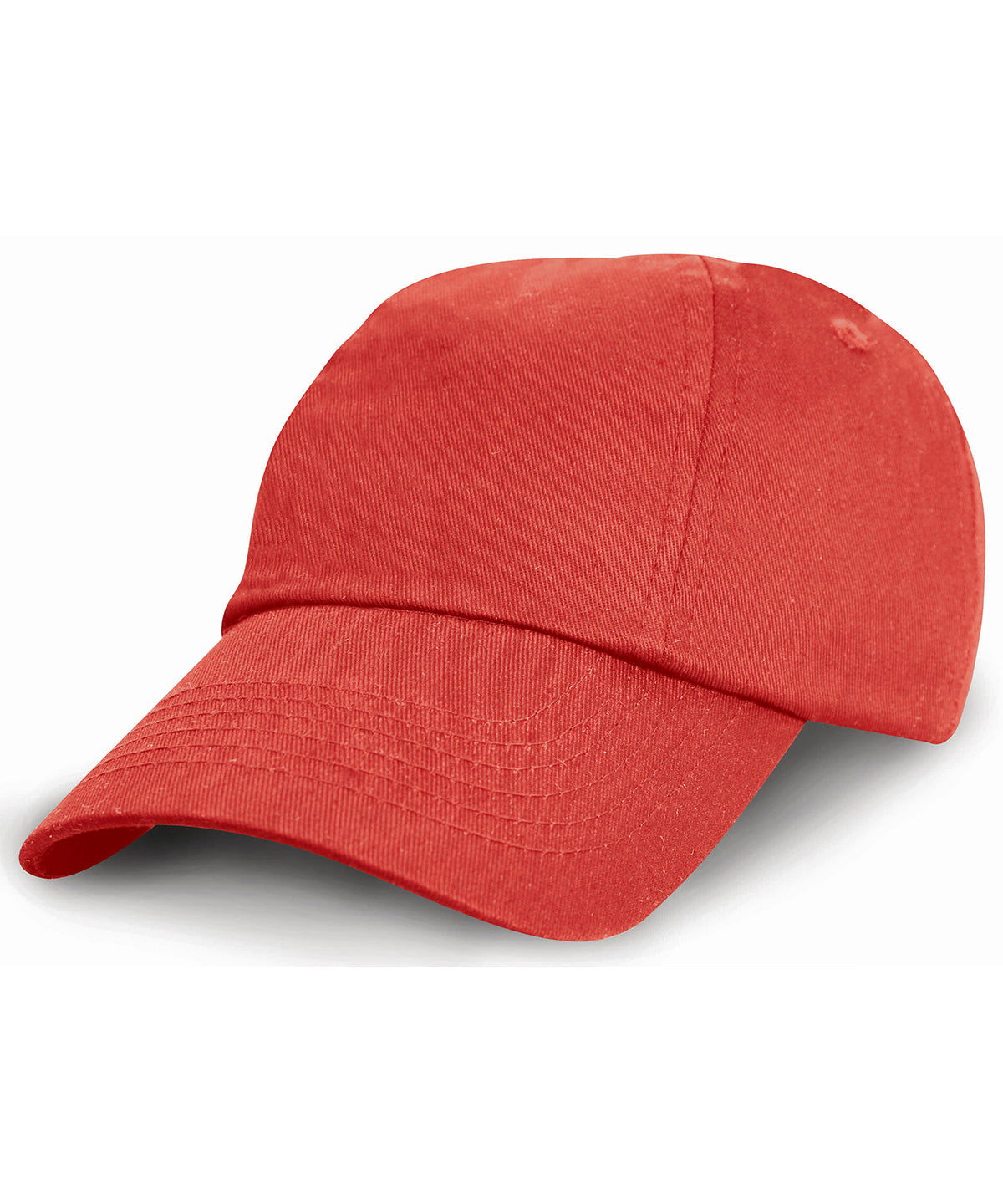 Junior low-profile cotton cap | red