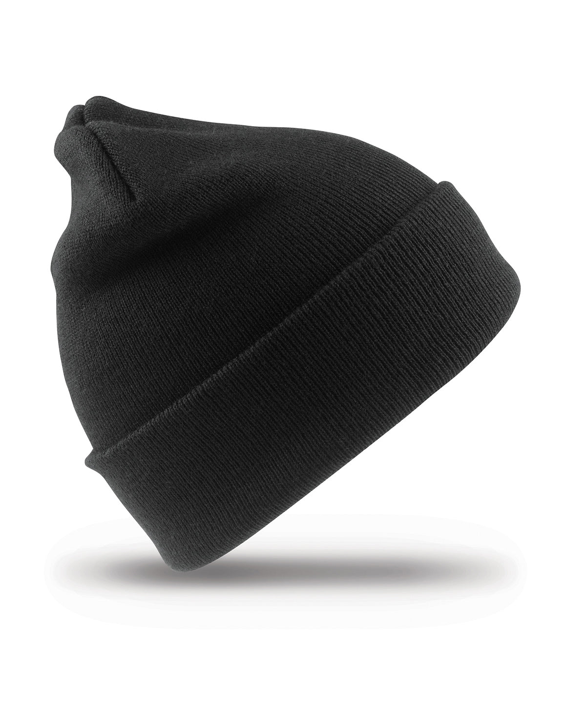 Kids woolly ski hat | Black