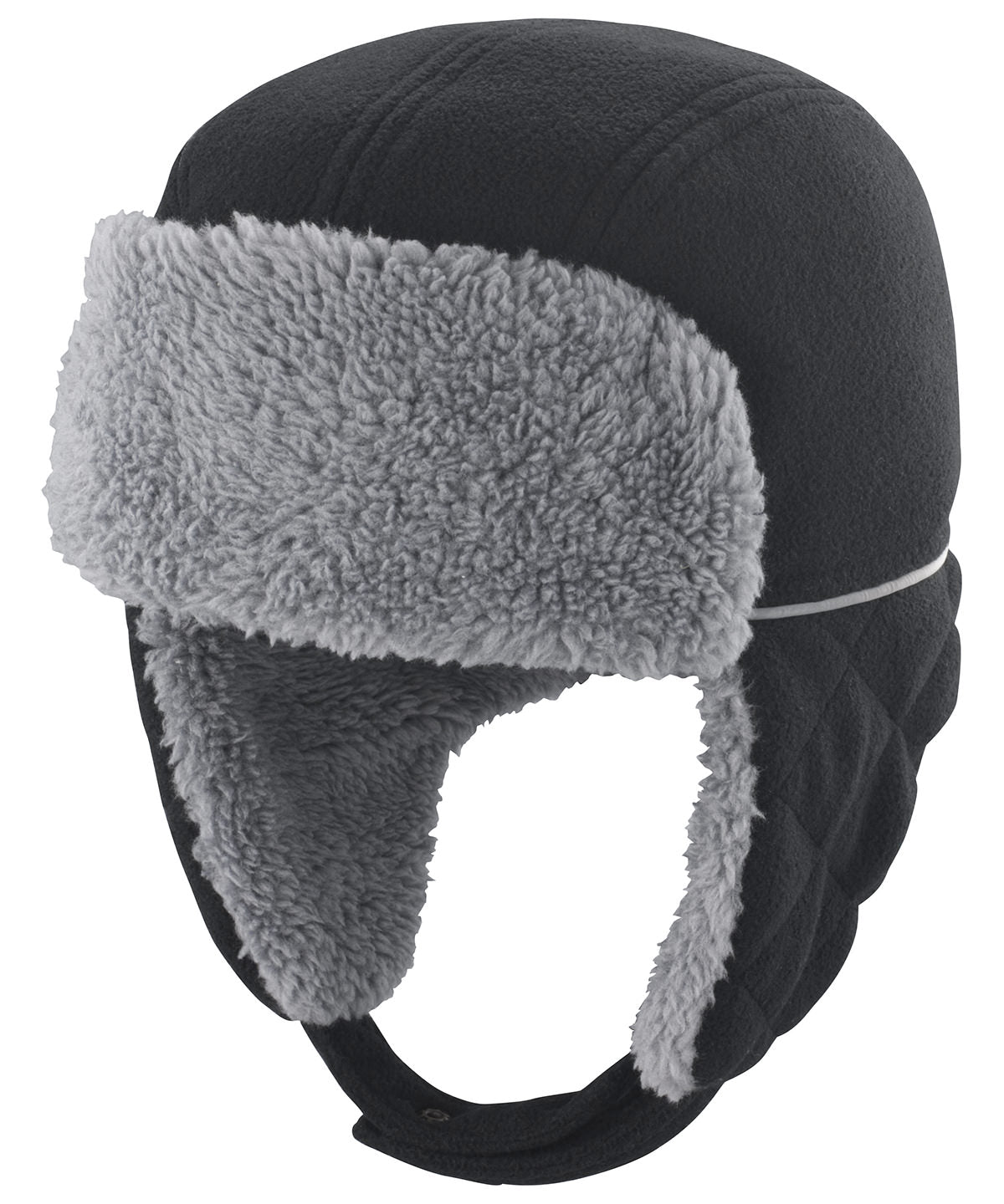 Junior ocean trapper hat | Black/Grey