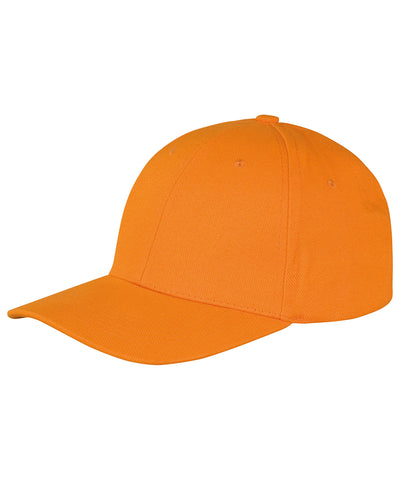 Memphis 6-panel brushed cotton low profile cap | orange