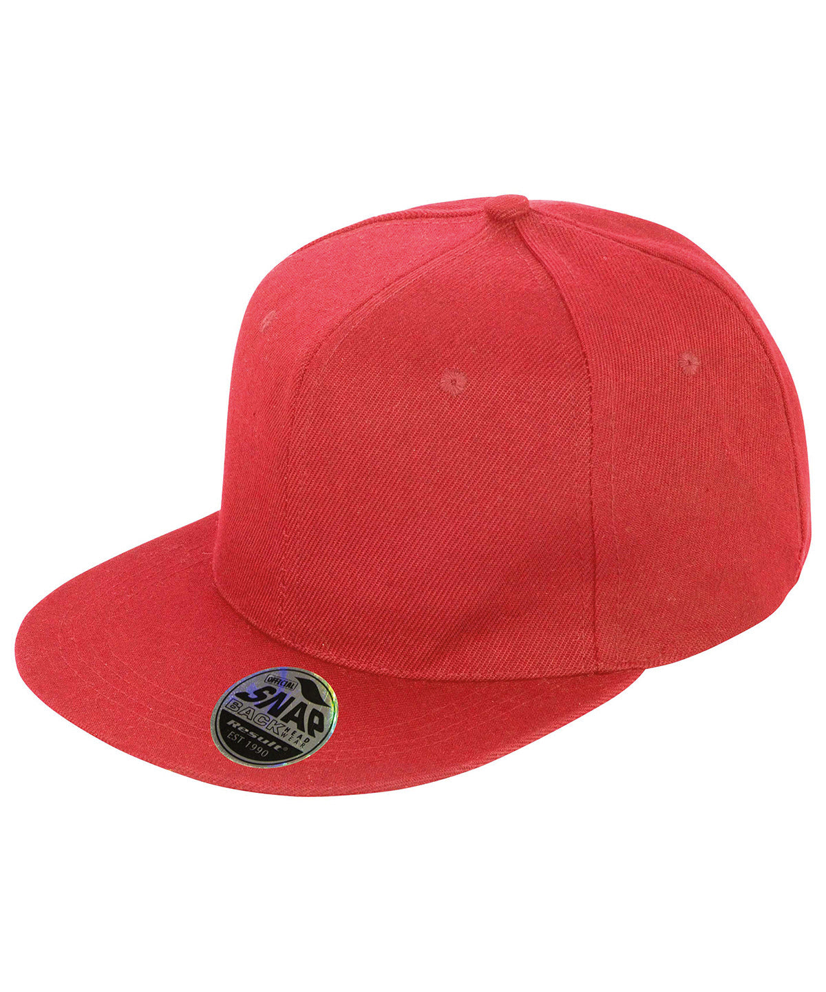 Bronx original flat peak snapback cap | Red