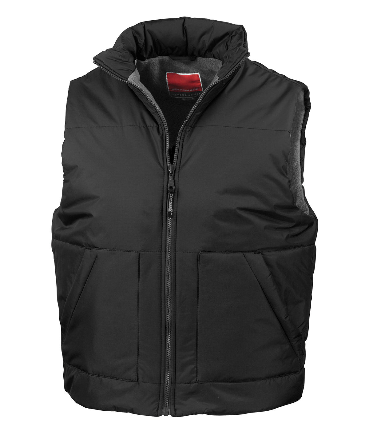 Fleece-lined bodywarmer | black