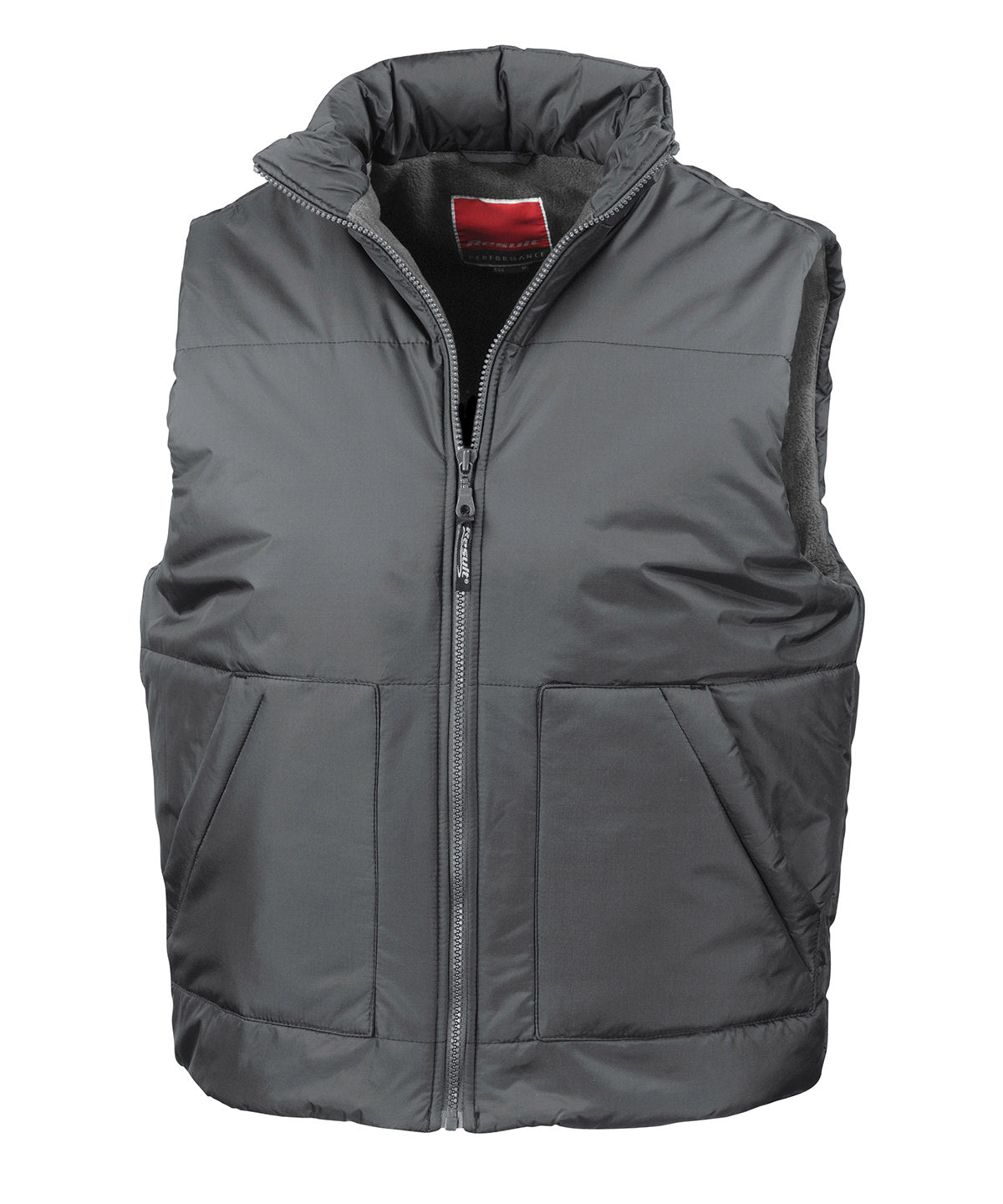 Fleece-lined bodywarmer | dark grey