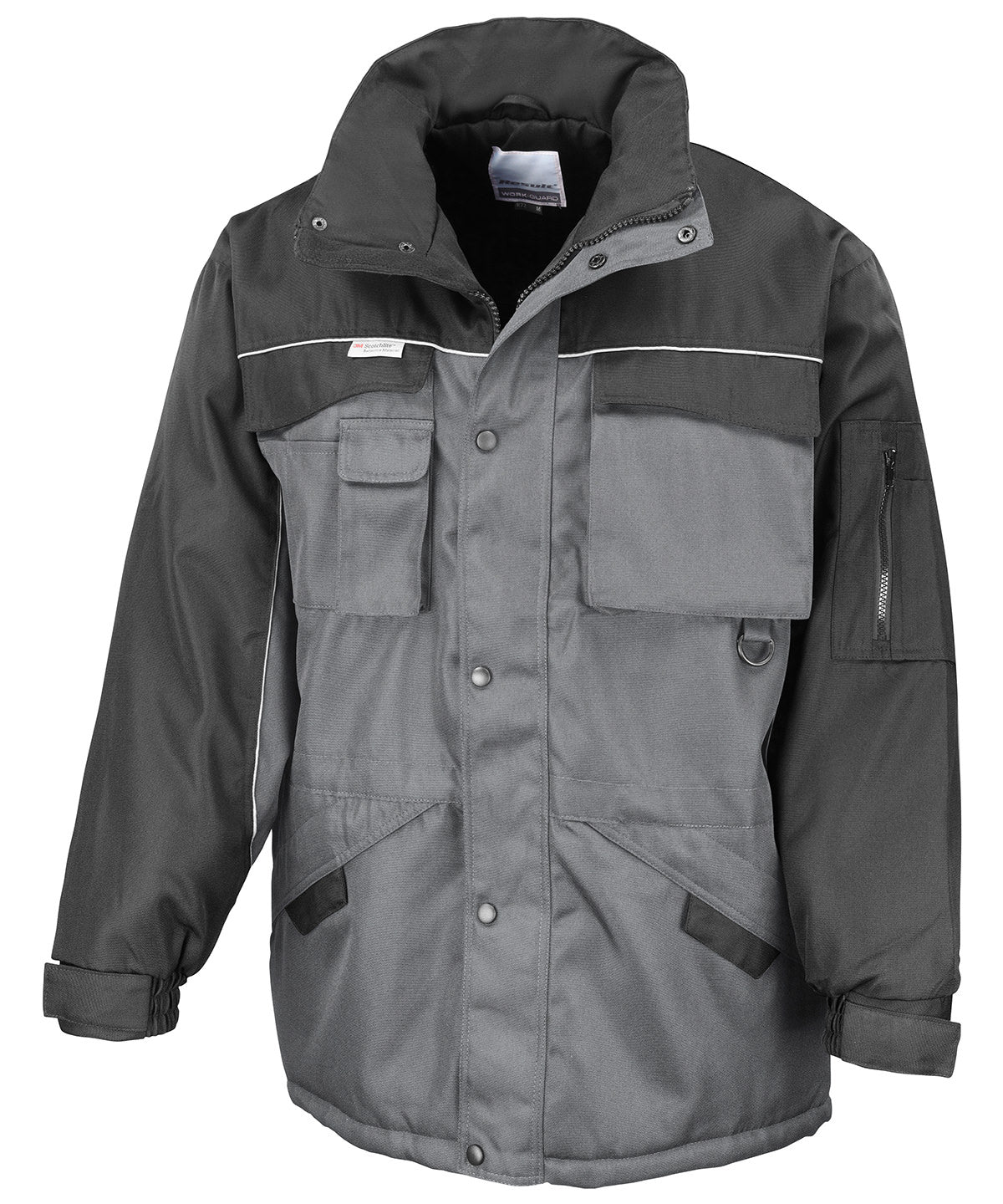Work-Guard heavy-duty combo coat | Grey/Black