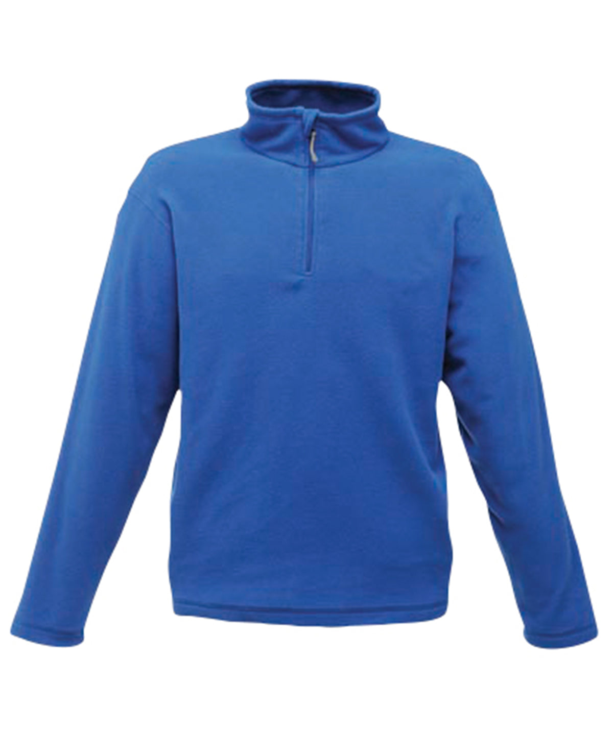 Zip-neck microfleece | royal blue