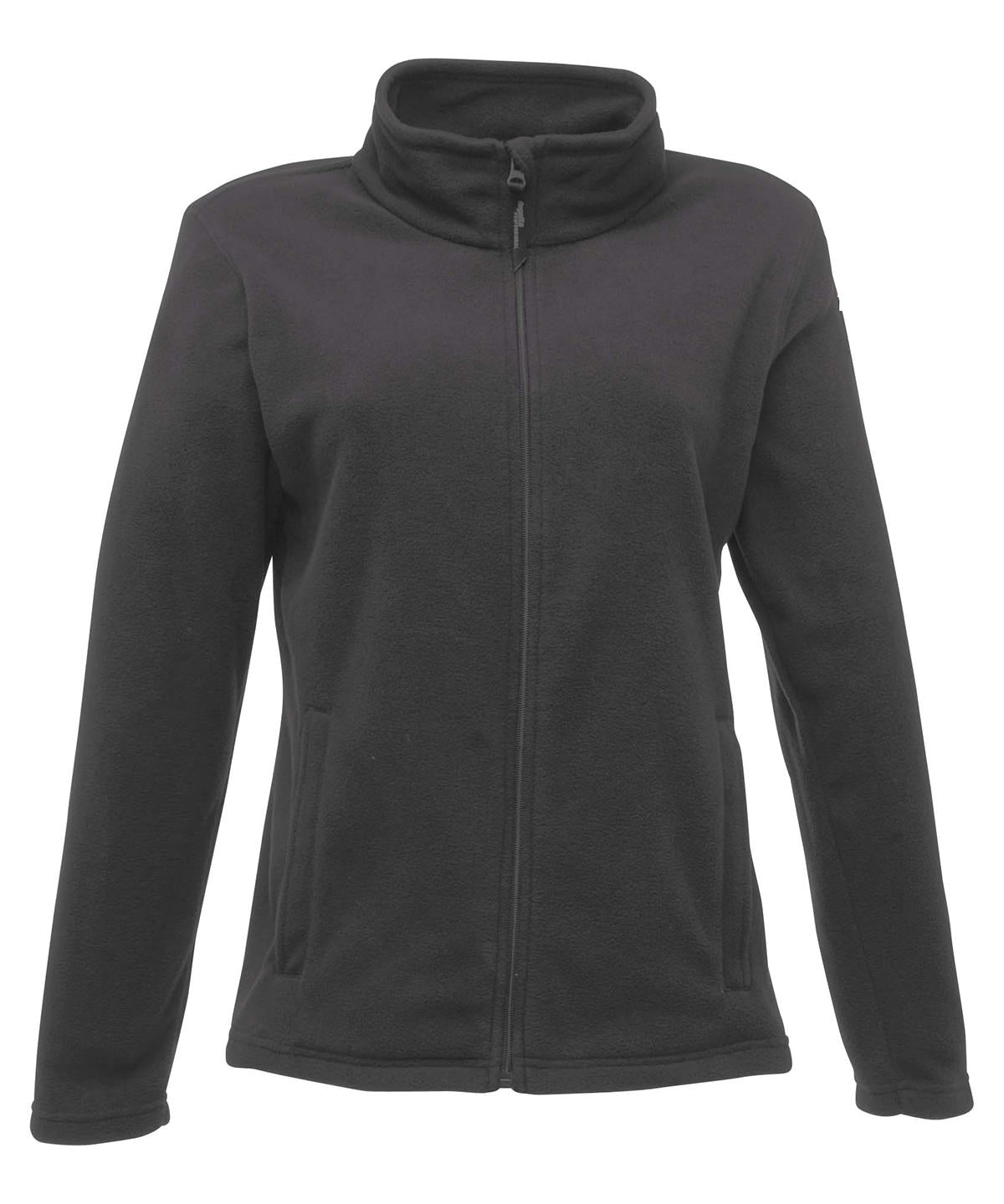 Womens full-zip microfleece | seal grey