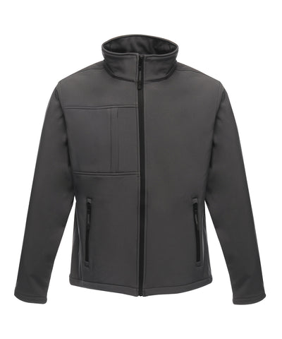 Octagon II printable 3-layer membrane softshell | seal grey/black