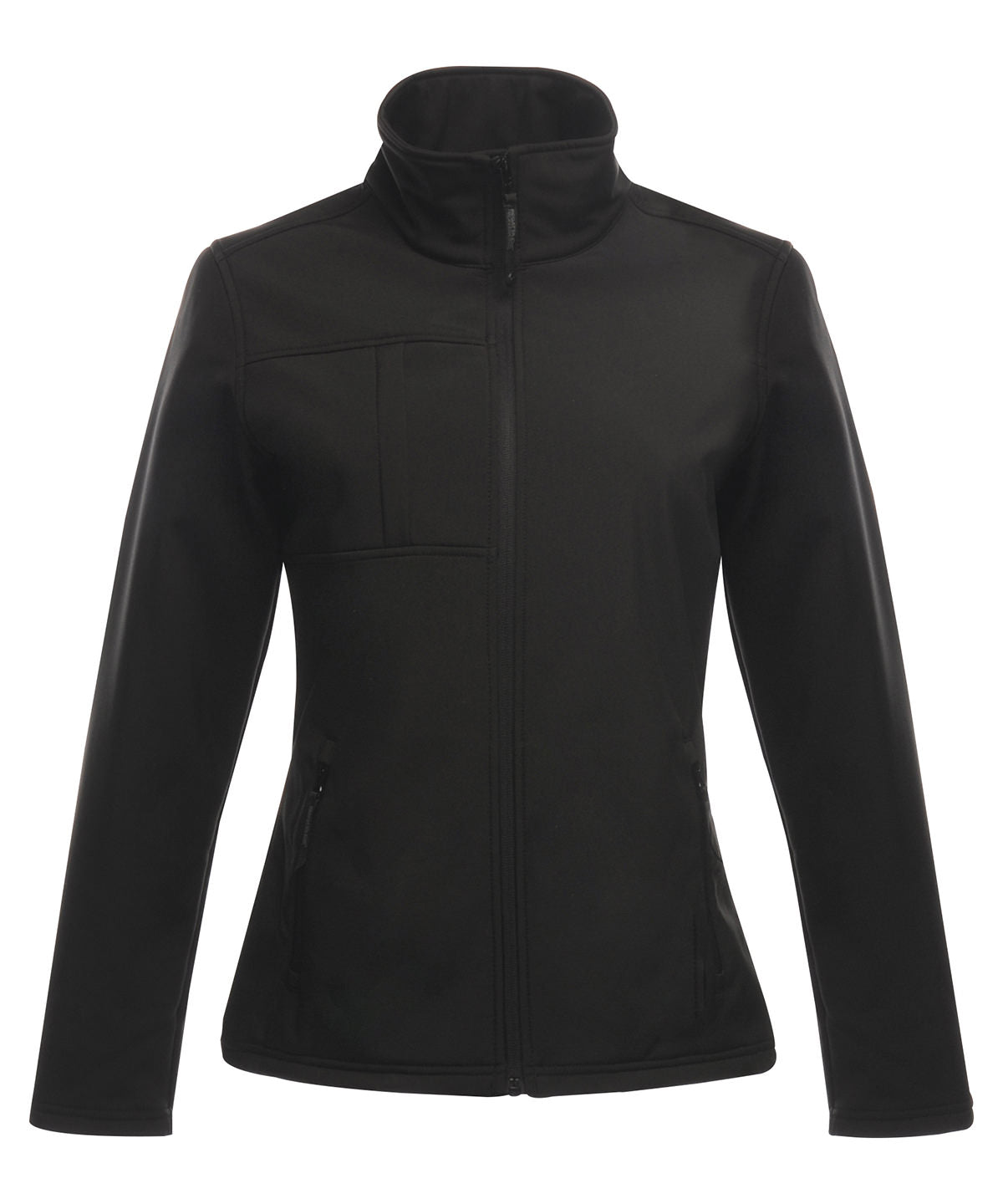 Womens Octagon II printable 3-layer membrane softshell | Black/Black