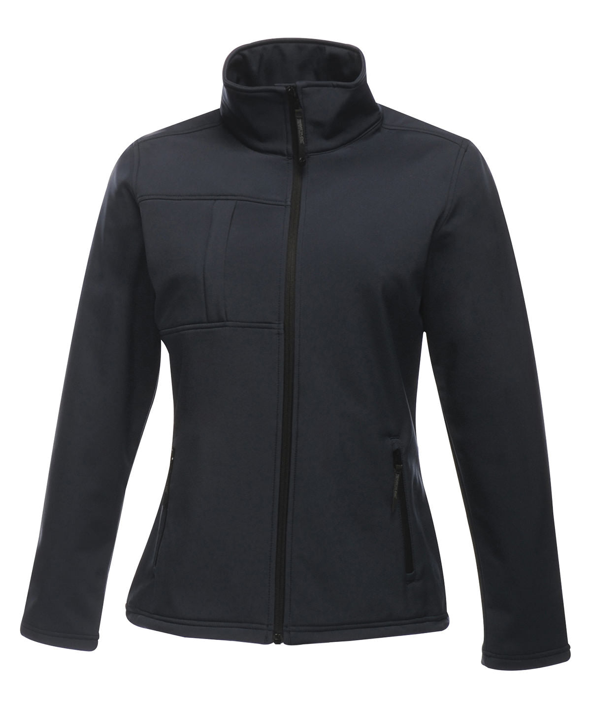 Womens Octagon II printable 3-layer membrane softshell | navy/seal grey