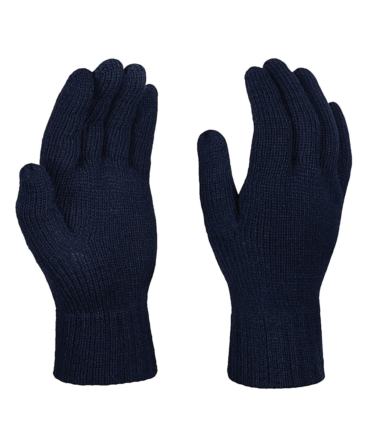 Knitted gloves | navy