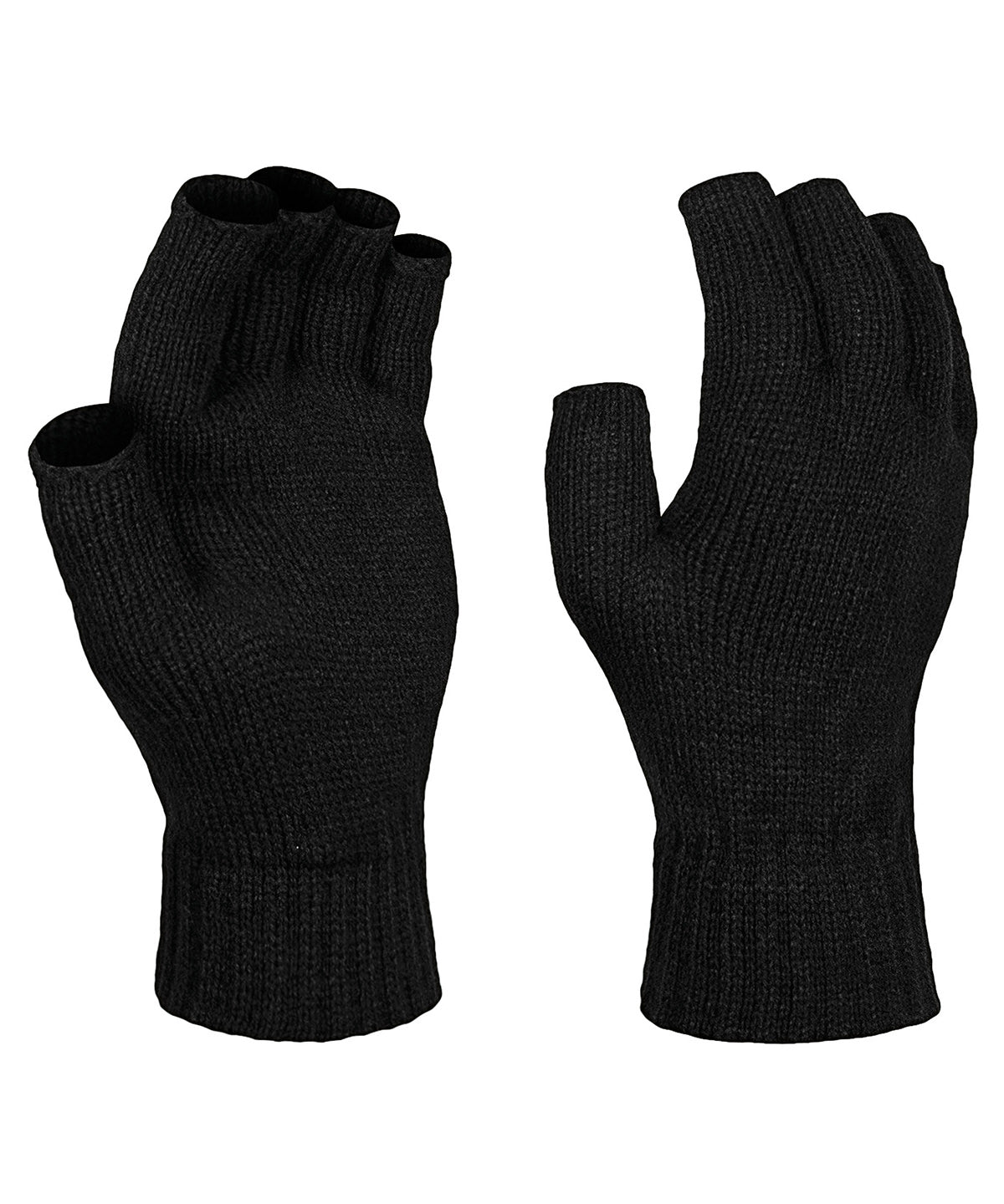 Fingerless mitts | Black