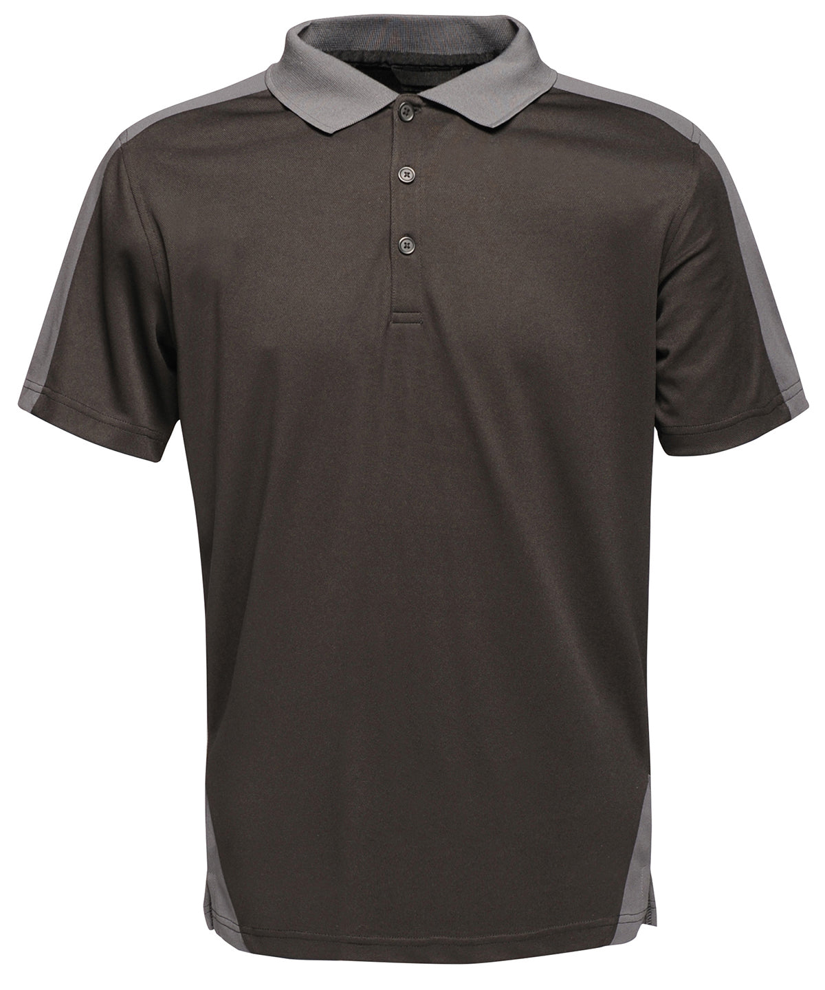 Contrast wicking polo | black/seal