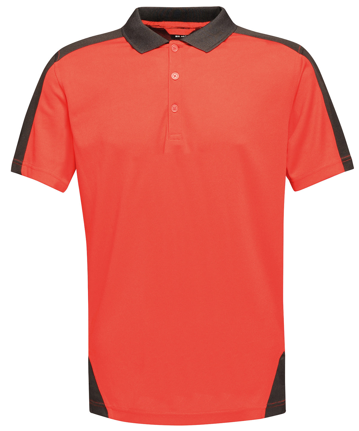 Contrast wicking polo | classic red/black