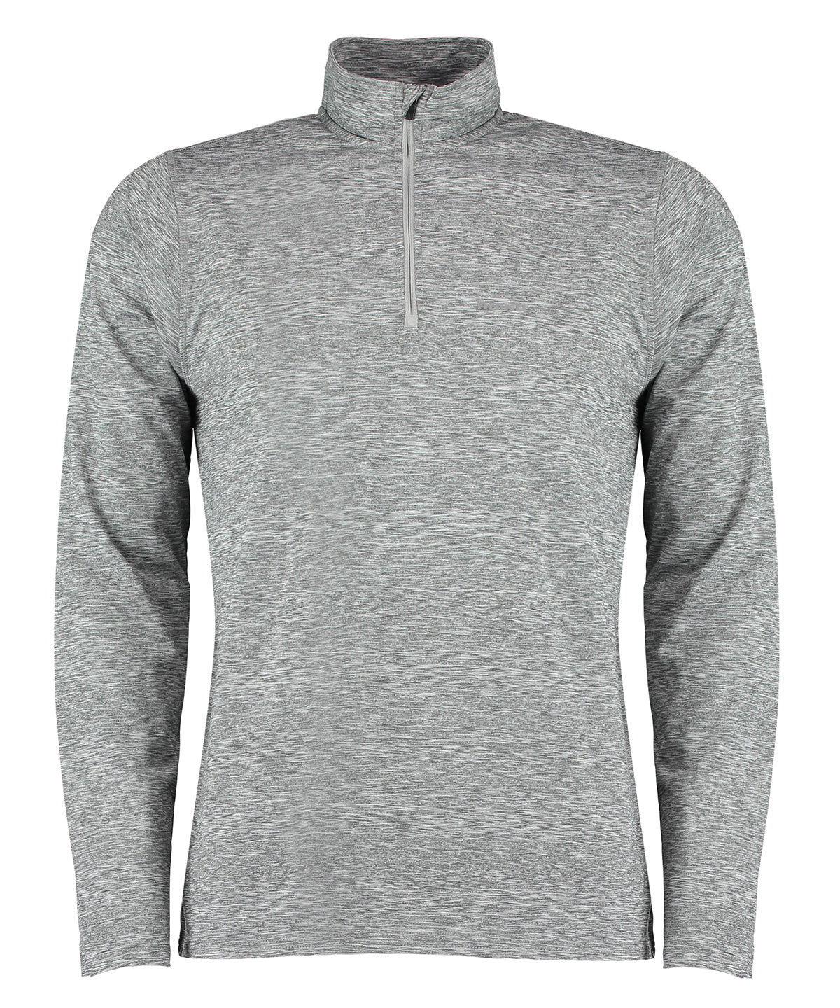 Hyper mid-layer  zip Rhino skin performance top | Grey Heather