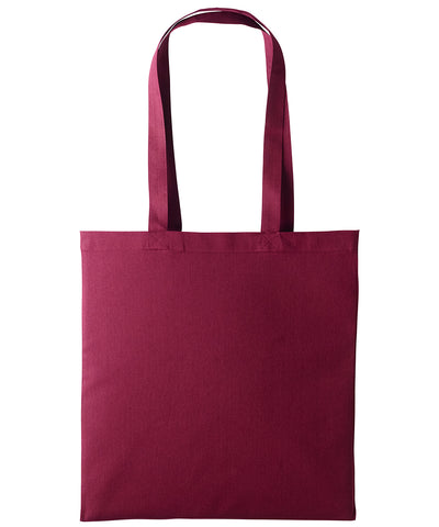 Cotton shopper long handle | burgundy