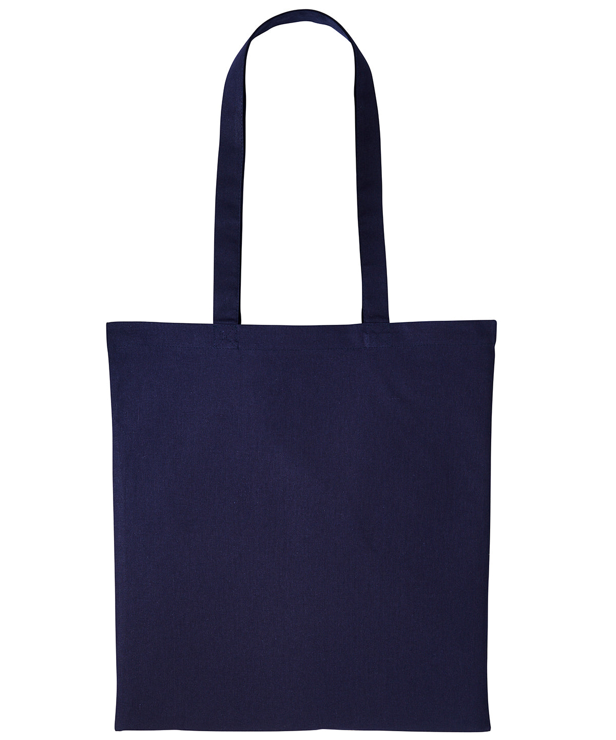 Cotton shopper long handle | french dark navy