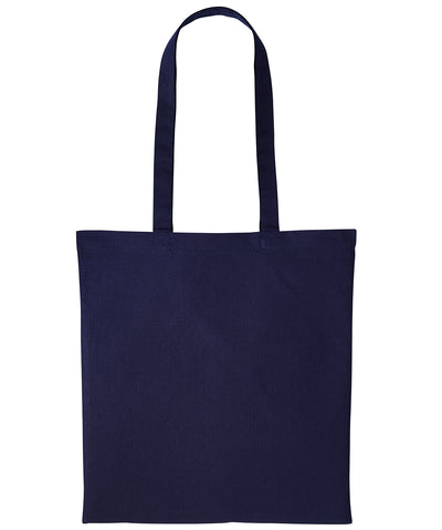 Cotton shopper long handle | french dark navy